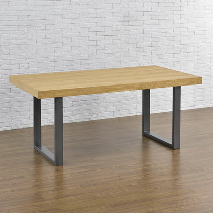 In And OutdoorMatch Tafelpoot Austyn - Stalen Onderstel - Set van 2 - U Tafelpoot - 70x72 cm - Metaalgrijs table legs