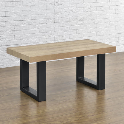 In And OutdoorMatch Tafelpoot Mollie - Stalen Onderstel - Set van 2 - U Tafelpoot - 40x43 cm - Zwart table legs