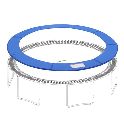 In And OutdoorMatch Trampolinerand Karen - Blauw - 183x30x12 cm Trampoline rand