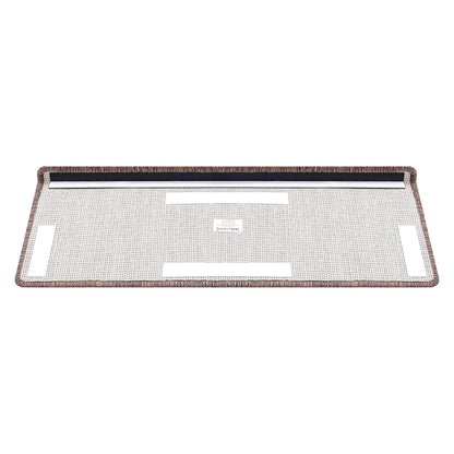 In And OutdoorMatch Trapmat Hailo - Set van 15 - Recht - Zelfklevend - Donkerbruin - 65x24cm Trap mat