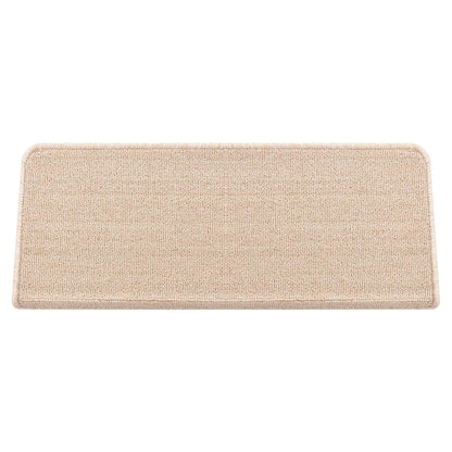 In And OutdoorMatch Trapmat Nero - Set van 15 - Recht - Zelfklevend - Beige - 65x24cm Trap mat