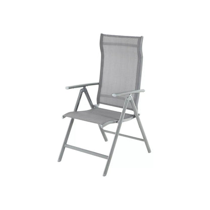 In And OutdoorMatch Tuinstoelen Yoni - outdoor loungestoel - loungestoel - Lounge - klapstoel - rugleuning in 8 stappen verstelbaar - belastbaar tot 150 kg Garden Chair