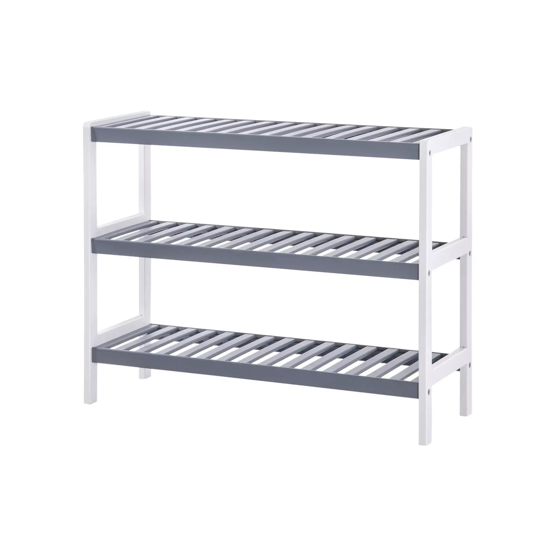 In And OutdoorMatch schoenenrek Garrick - Tier schoenenrek, schoenenstandaard met planken, 80 x 50 x Garrick0 cm, natuurlijk LBS0GarrickN shoe rack