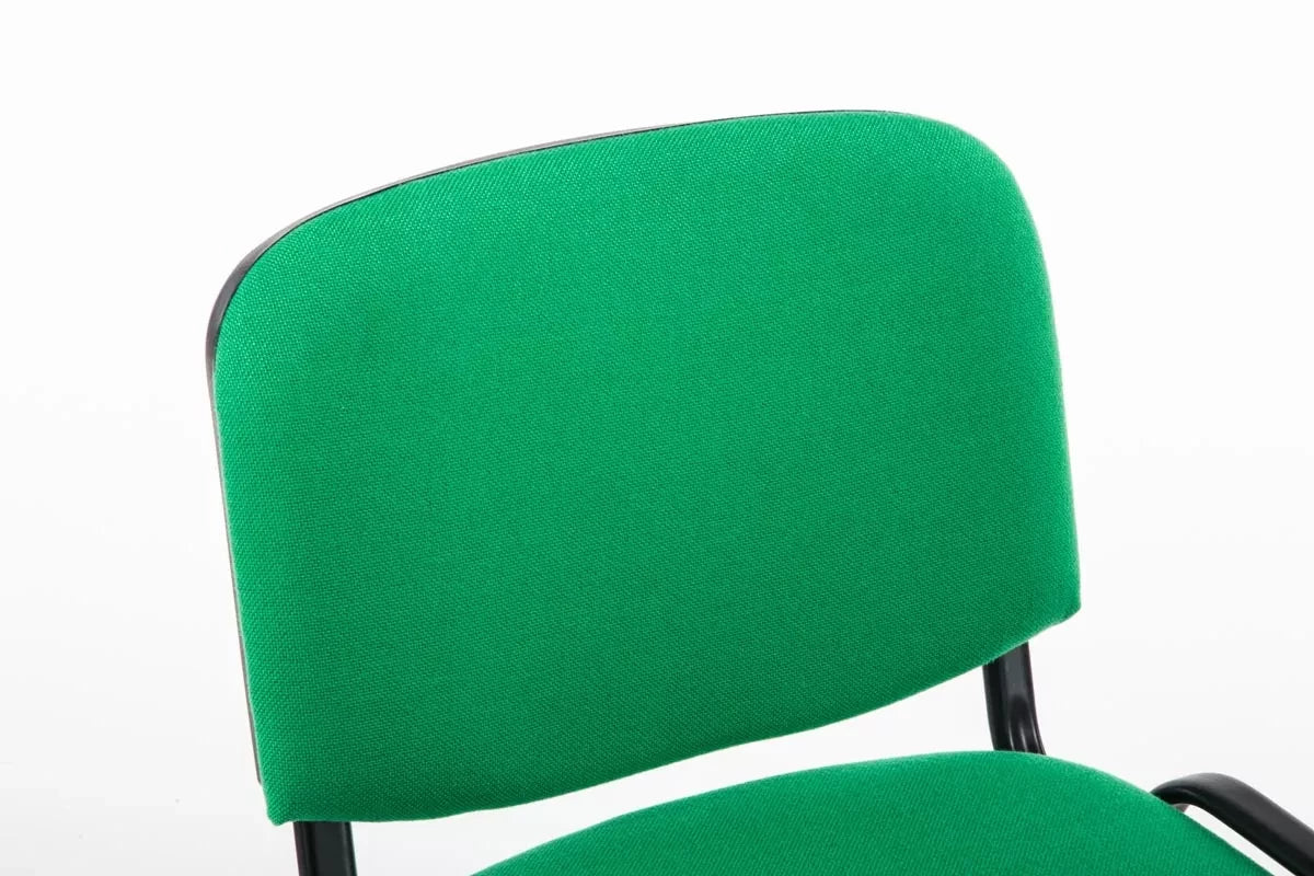 In En OutdoorMatch Stoel Constantin - Groen - Stapelbaar - Vergaderstoel - 100% polyester - Bezoekersstoel - Zithoogte 44cm Eetkamerstoel