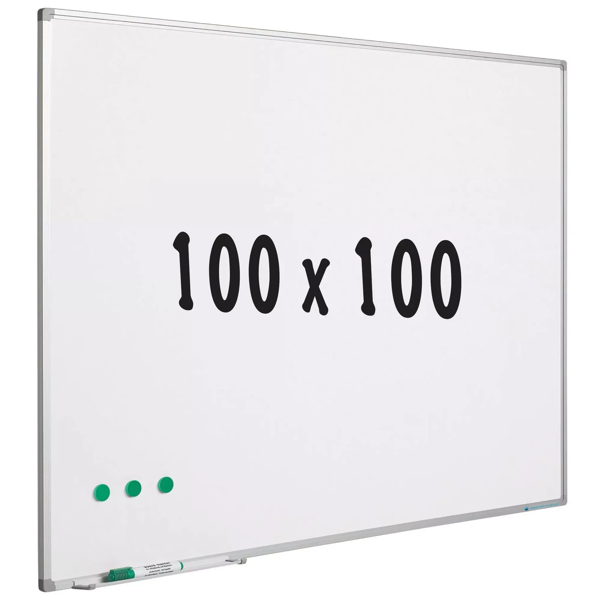 Whiteboard geëmailleerd staal Antoine - Wit - Magnetisch - 100x100cm Whiteboards