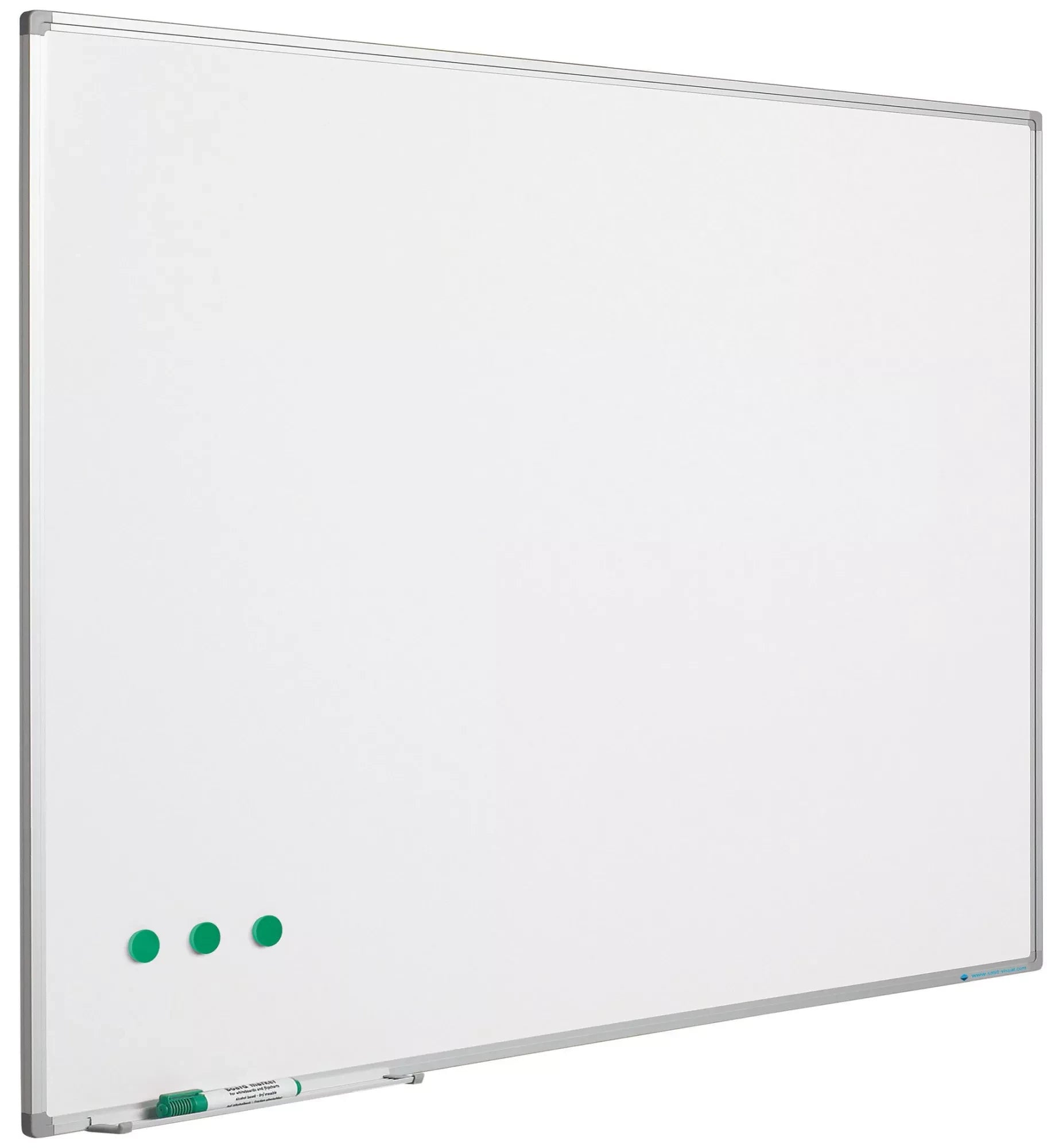 Whiteboard geëmailleerd staal Miller - Wit - Magnetisch - 120x240cm Whiteboards