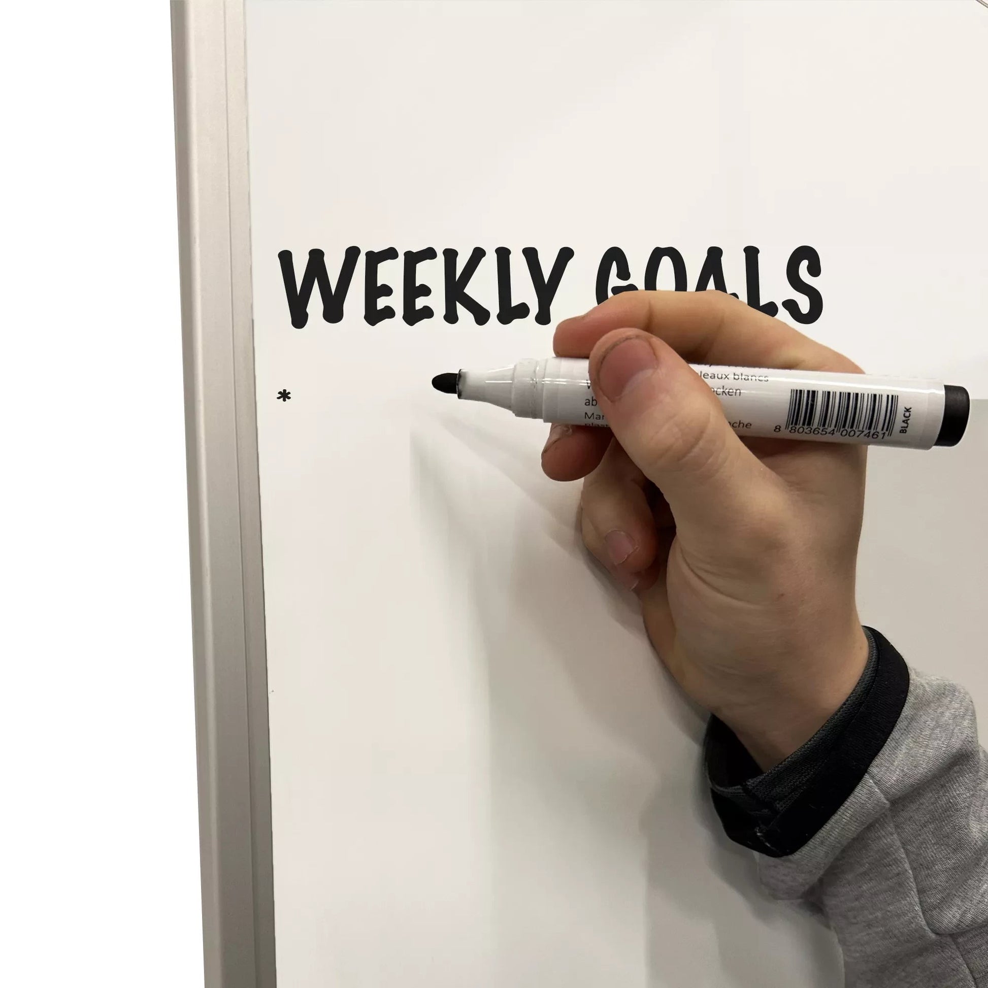 Whiteboard geëmailleerd staal Stevenson - Wit - Magnetisch - 30x45cm Whiteboards