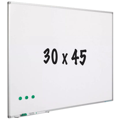 Whiteboard geëmailleerd staal Stevenson - Wit - Magnetisch - 30x45cm Whiteboards